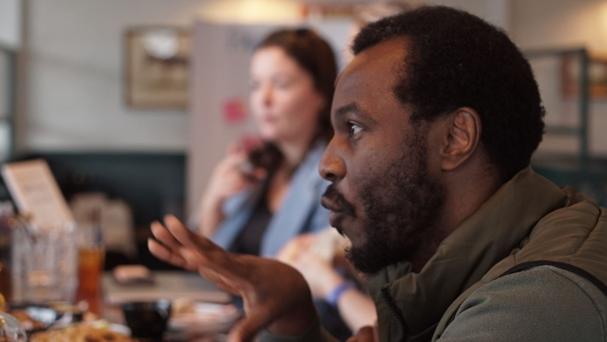 Elevate Impact partners in conversation at a cross-sector convening